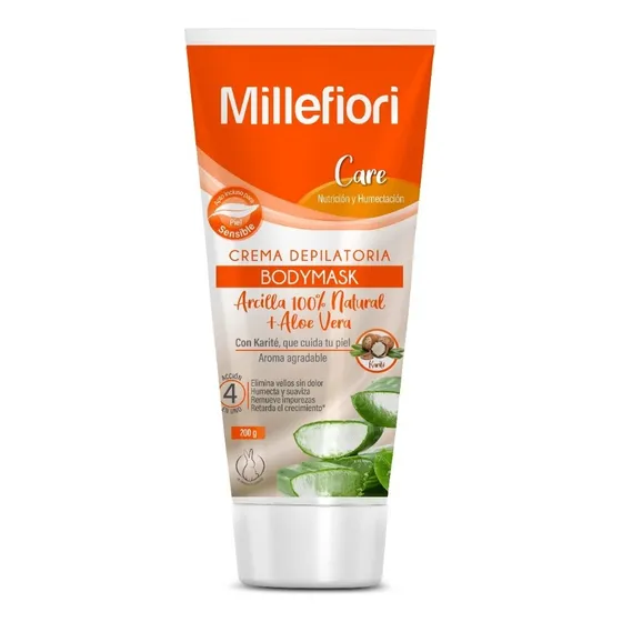 Crema depilatoria Millefiori Bodymask 200 g