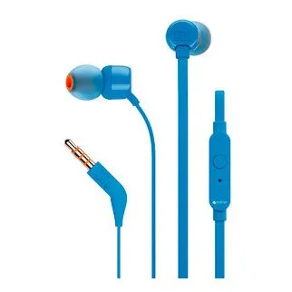 Audifonos Jbl T110 - Blue W/mic In-ear