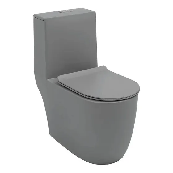 Vaso Sanitário Monobloco Amazonita Pingoo.casa - Cinza