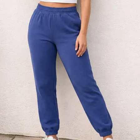 Calça Moletom Feminino Flanelada Basica