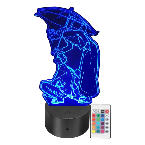 Lámpara Led Gojo Geto Jujutsu Kaisen Anime Rgb Personalizada