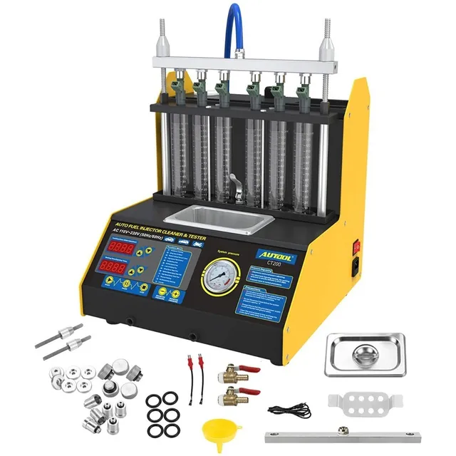 Maquina De Prueba Ct200 6 Inyectores Con Ultrasonido Autool