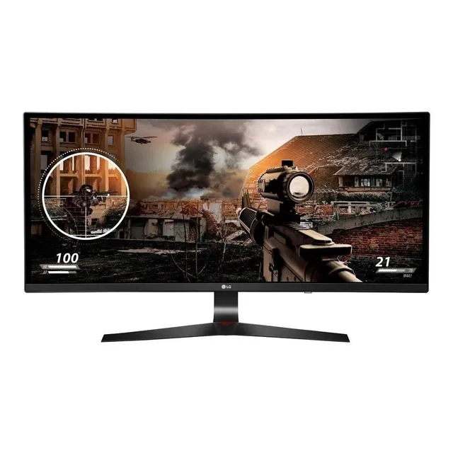 Monitor LG con pantalla de 34" 144Hz 220V y resolución Full HD