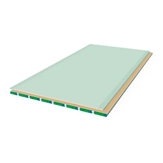 Placa Yeso Rh Resistente Humedad 12.5mm 1.20x2.40 Mts Placo