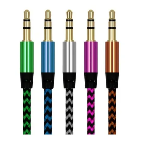 Cable Audio Auxiliar Plug 3.5mm 1.5 Metros Cordon