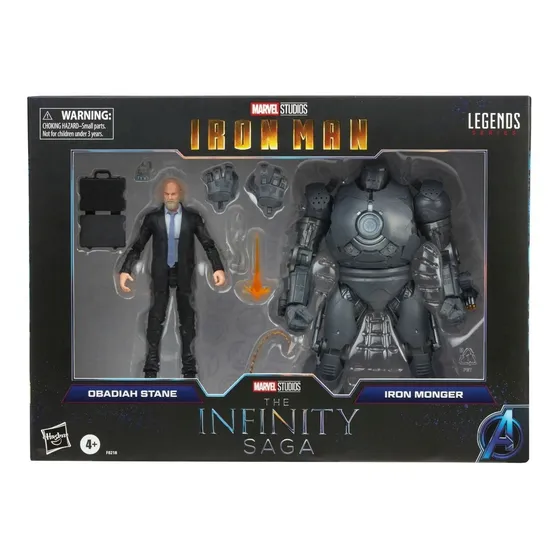 Figura De Acción Marvel Obadlah & Iron Manger iron Man 2008