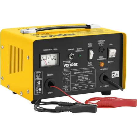 Carregador De Bateria Automotivo Vonder Cbv950 220v