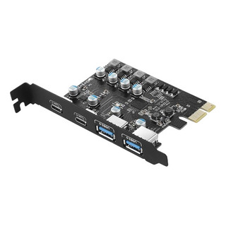 Placa Pci Express 2 Portas Usb 3.2 + 2 Usb Tipo C Placa Pci Express 2 Portas Usb 3.2 + 2 Usb Tipo C