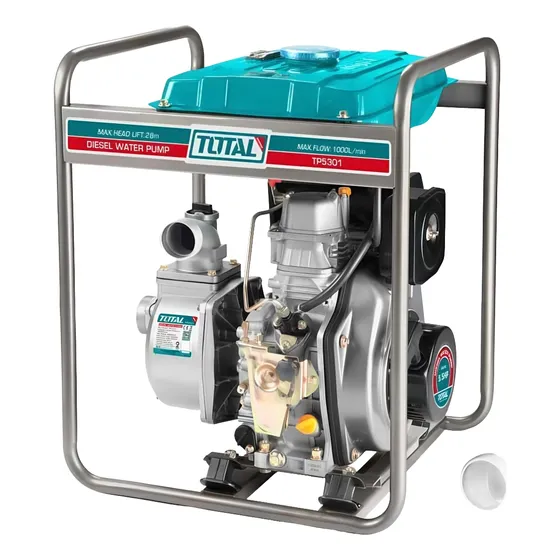 Motobomba Super Total a Diésel De 3 Pulgadas 5.5 Hp 1000 Lmin Tp5301