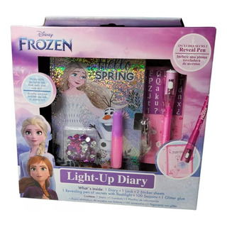 Set Frozen Diario Secreto 60 Hojas Candado Accesorios Set Frozen Diario Secreto 60 Hojas Candado Accesorios