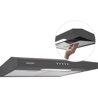Depurador E Exaustor De Ar Suggar Slim 80cm 3 Vel Titanium Depurador E Exaustor De Ar Suggar Slim 80cm 3 Vel Titanium