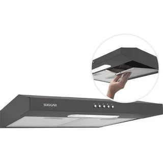 Depurador E Exaustor De Ar Suggar Slim 80cm 3 Vel Titanium Depurador E Exaustor De Ar Suggar Slim 80cm 3 Vel Titanium