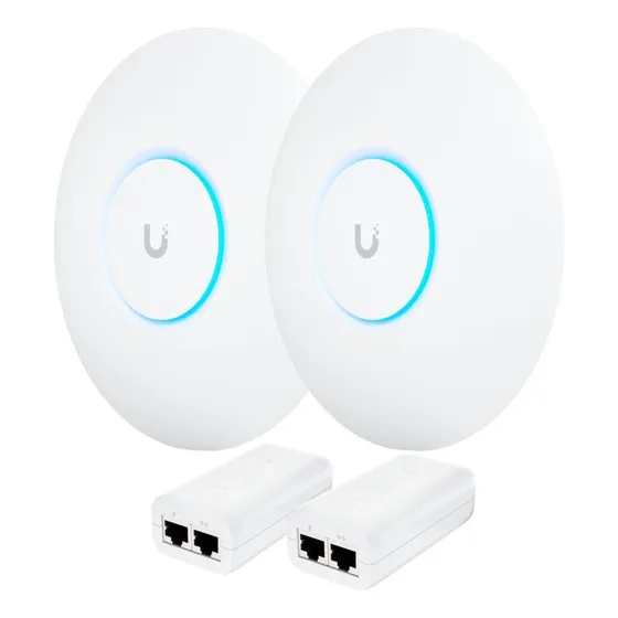 Access Point Unifi U6+ Ubnt Wi-fi 6 Acompanha Poe 2unidades