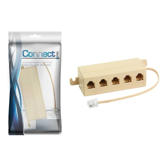 Conector Para Telefonia Connectpro 033-0005 Rj12/rj11 