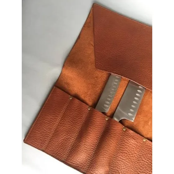 Funda Estuche Para Cuchillo Chef Fabricado En Cuero 