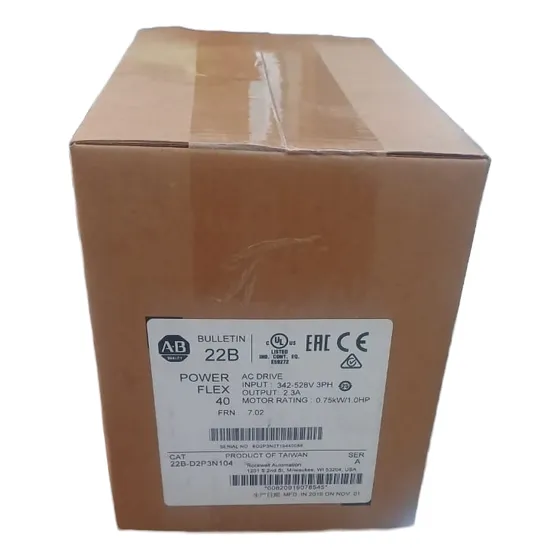 Allen Bradley 22b-d2p3n104 Powerflex 40