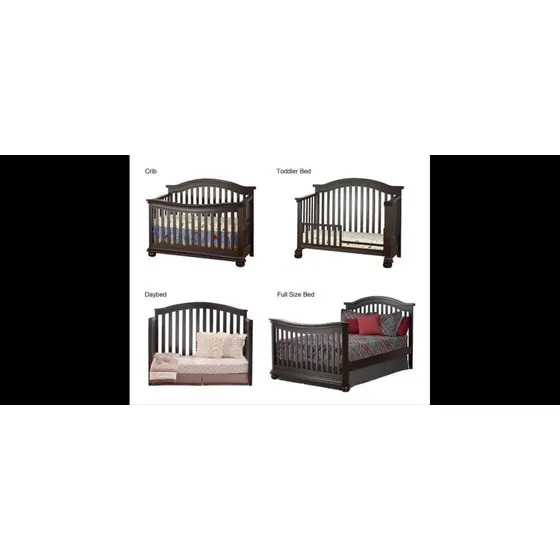 Cama Cuna 4 En 1 Con Colchón Nuevo