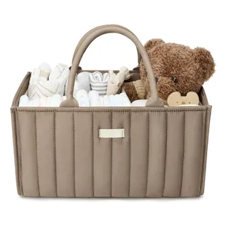 Organizador De Fraldas Para Bebê - Cesta Prática E Portátil