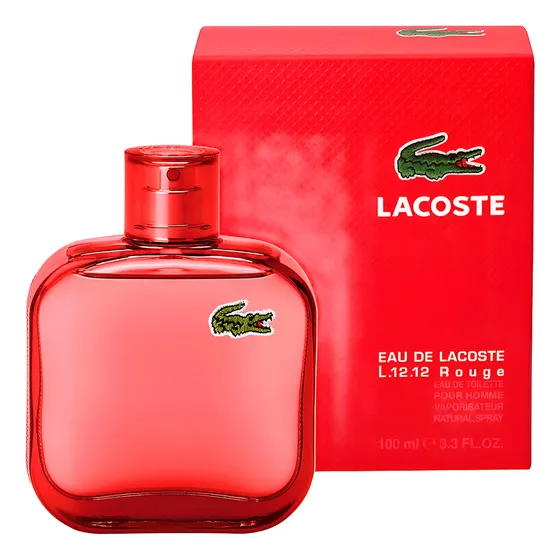 Loción Perfume Lacoste L.12.12 Rouge
