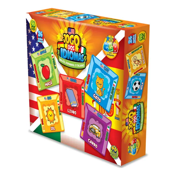 Idiomas de juegos educativos para niños: inglés, español, italiano