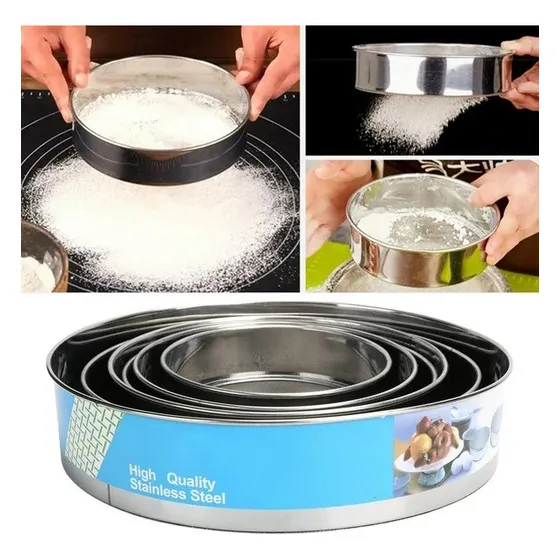 Set Cernidor Tamizador Colador Harina Reposteria