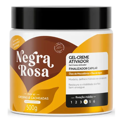 Gel Ativador De Cachos Cabelo Natural 500g Produto Original