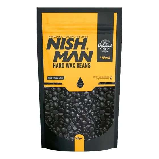 Cera Depilatoria En Granos Nishman Negra 500g