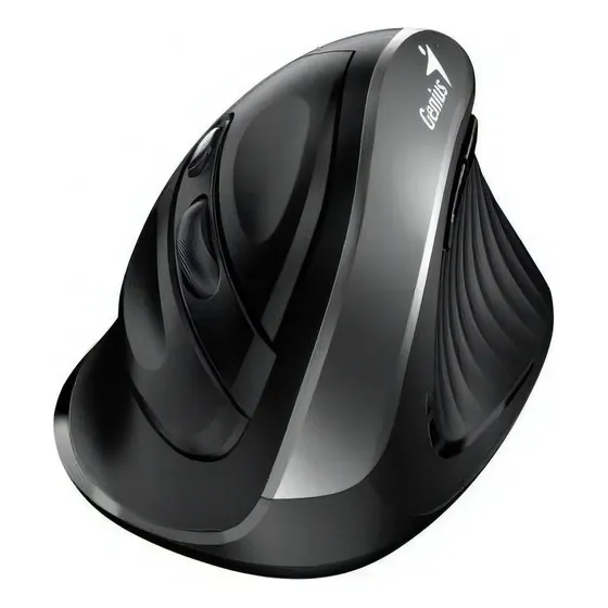 Mouse Genius Ergo 8250s Wireless Vertical - Plata Gris Color Silver