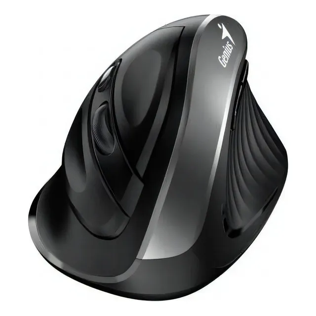 Mouse Genius Ergo 8250s Wireless Vertical - Plata Gris Color Silver