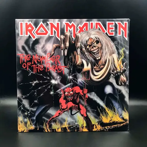 Vinil (lp) Iron Maiden Lp The Number Of T
