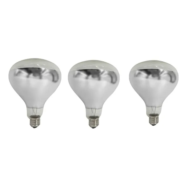 Lampara Infrarroja 250w E27 Kinesiología Calor Criaderos X 3