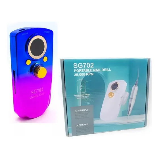 Pulidor De Uñas Inalambrico Profesional Recargable 35000 Rpm