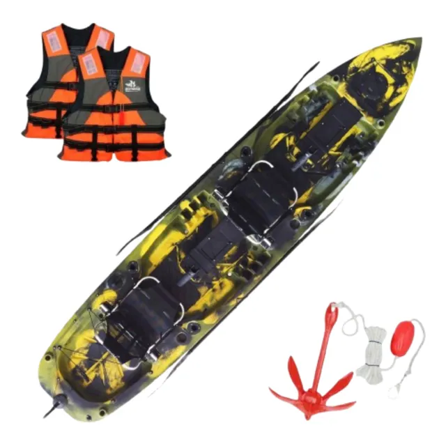Kayak Caiaker Mero Sin Pedalera - Camo Verde