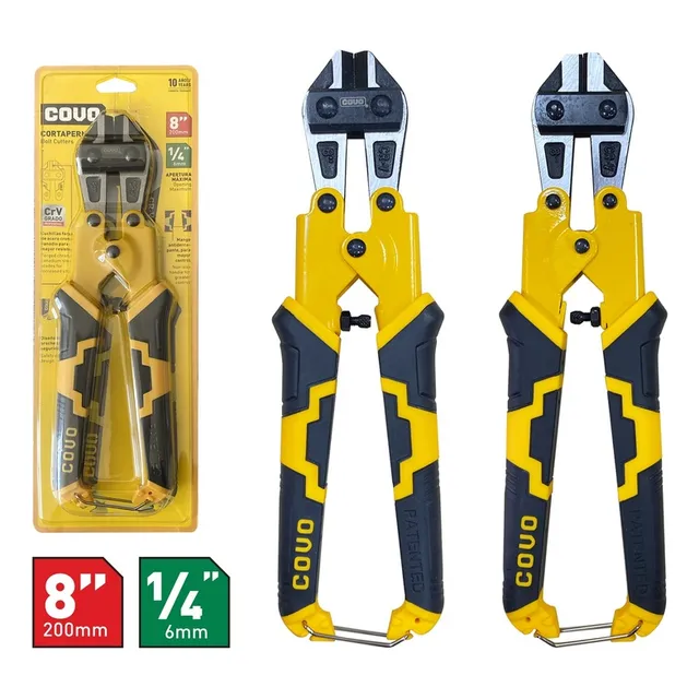 Pinza Corta Pernos Mini Cizalla 8'' Profesional Covo