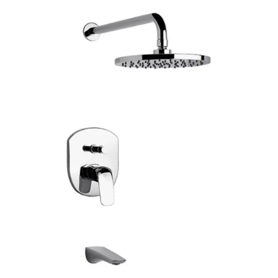 Griferia Fv Ducha Monocomando De Embutir Epuyen 106/l2 Full
