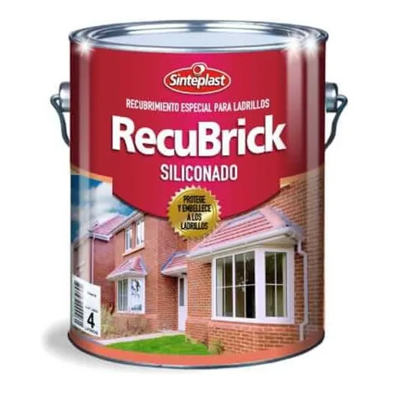 Protectos Para Ladrillos Siliconado Recubrick Sinteplast 1lt