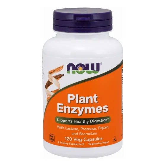 Enzimas Vegetales Supplement Now Foods 120 Vcaps (paquete De