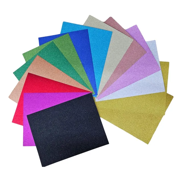 Cartulina Bright Glitter, 25 Carta, Invitaciones, Sobres