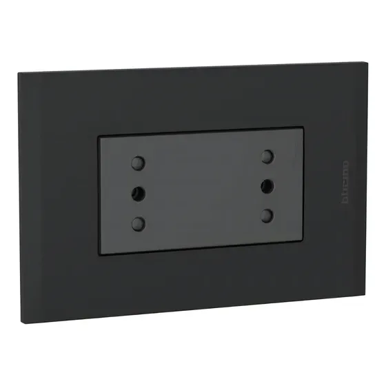 Enchufe Tomacorriente Duplex 10a Black Af2113e2ang Bticino Color Negro