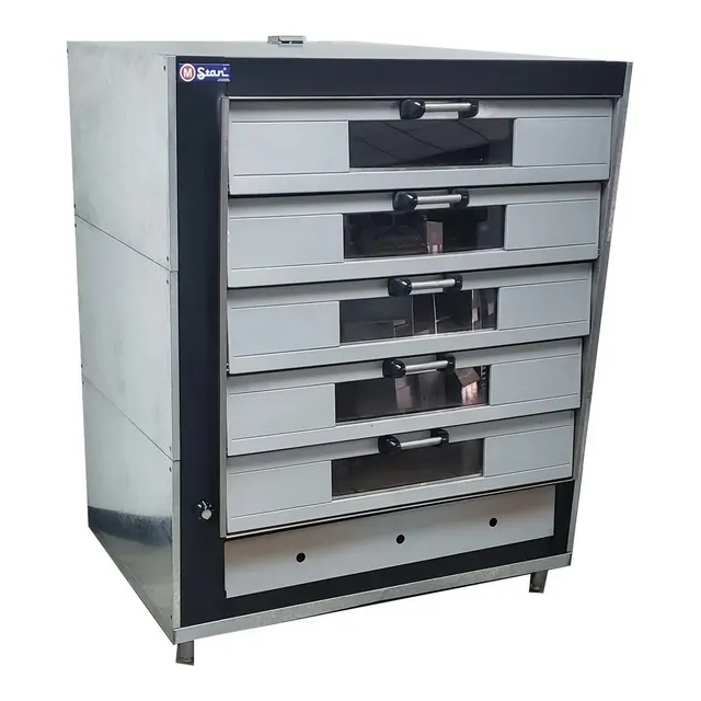 Horno Gas 5 Camaras 10 Bandejas Boca 14 Hp15249g Mstar Xavi
