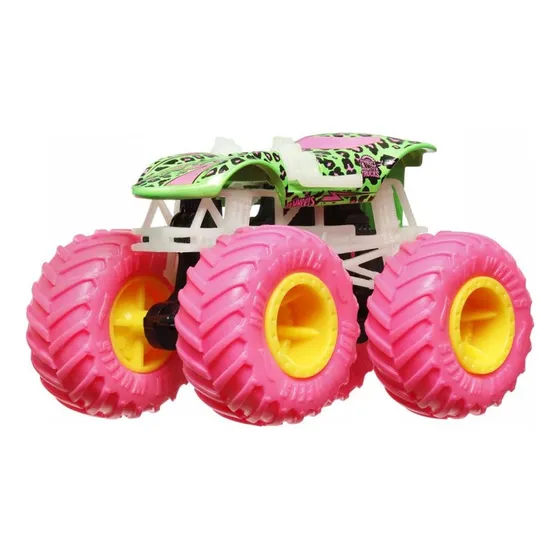 Hot Wheels Monster Truck Glow Dark Brilla En La Oscuridad