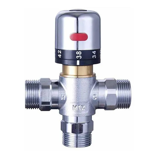 Water Tap Mixer Valve Brass Tempered Inlet Outlet G3 4