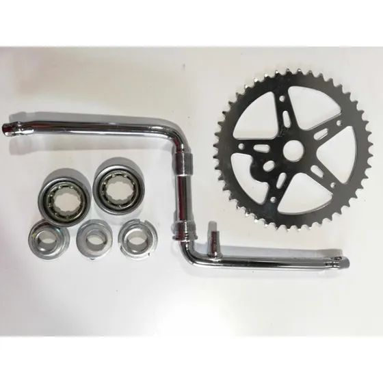 Kit Caja Pedalera + Biela + Plato Bici Playera Rod 26 Oferta