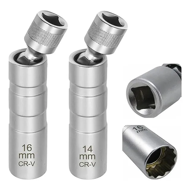 Dados Llaves Para Bujia 14mm, 16mm Imantados Y Cardanicos