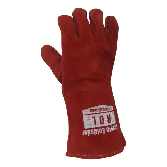 Guante Soldador Rojo 14 Pulgadas Kevlar Rdl