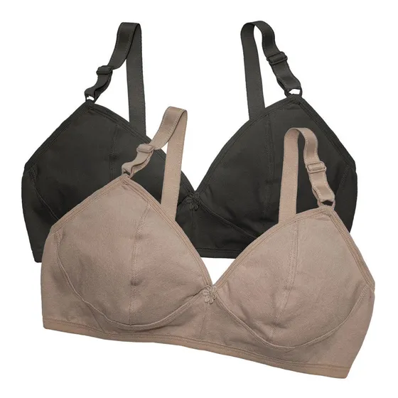 Kit 5 Sutian Plus Size Reforçado Sem Aro Alça Grossa Cotton