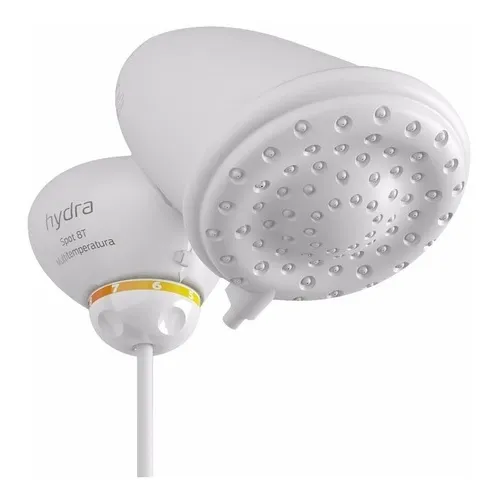 Ducha Chuveiro Multitemperatura Spot 8t 220v 6800w Hydra Acabamento Brilhante Cor Branco