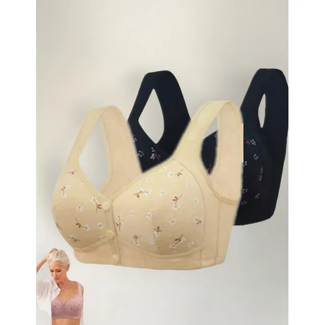 Sujetador Daisy Con Broches Frontales Para Personas Mayores