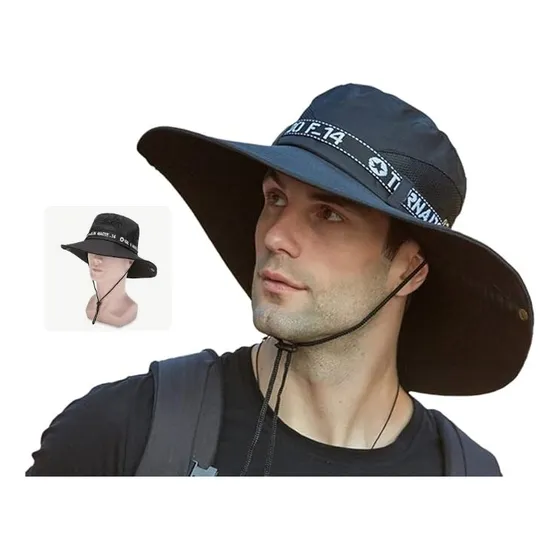 Sombrero Playero Pescador Gorro Gorra Safari Bosque