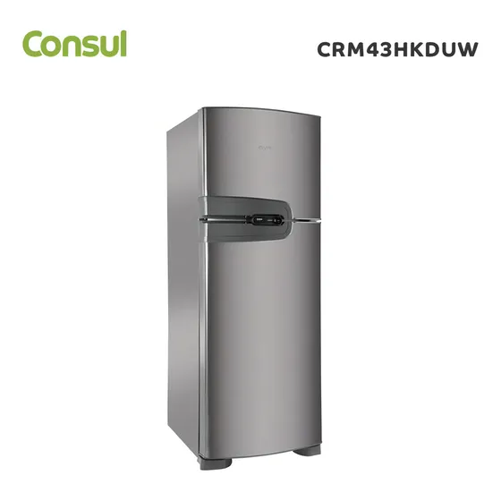 Heladera Consul frío seco CRM43HKDUW 294L silver color gris